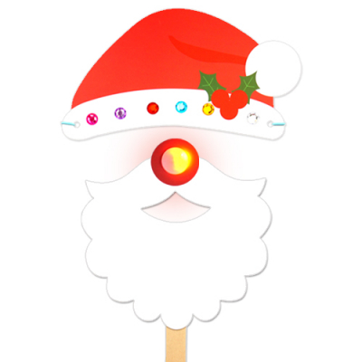 [안녕미술아] 반짝이코 산타 변신놀이(4인용)