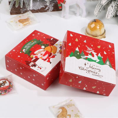 [나성유통] 크리스마스선물포장 눈꽃 포장박스