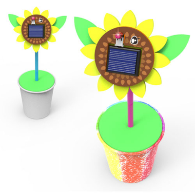 [자람사이언스] 태양광 각도조절 해바라기꽃 화분