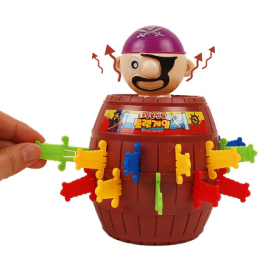 [빨간오리] 교실놀이 복불복 애꾸눈 선장 해적 룰렛게임 (소형 대형 택1)