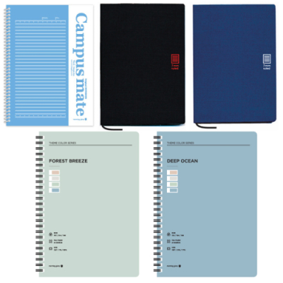 [모닝글로리] 20절 A5 무제노트 스프링노트 밴딩노트 드로잉북 모음 (택1)