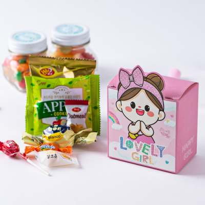 [달리토리] 귀염뽀짝 러블리 보이&걸 간식 상자(선물포장/라벨무료)