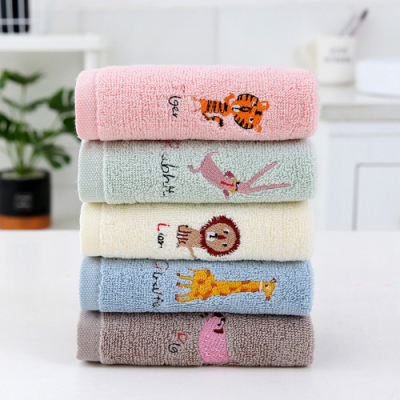 [나성유통] 캐릭터 자수 고리수건