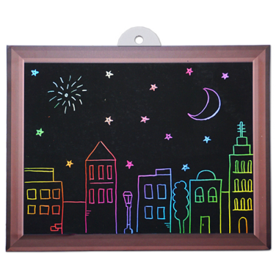 [안녕미술아] 스크레치 우리동네 밤풍경(4인용)