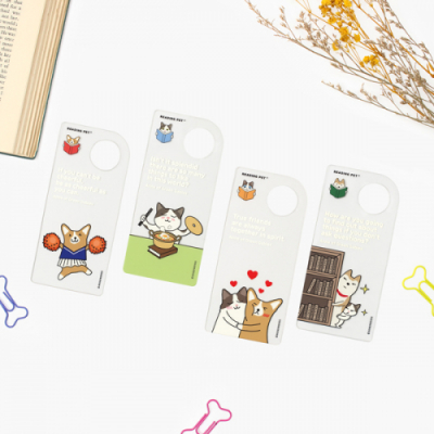 [북프렌즈] 리딩펫 투명 책갈피 ver2 북마크
