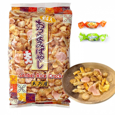 [다나스쿨] 일본 아마노야 쌀크래커 1봉지+ 담라캔디 2개