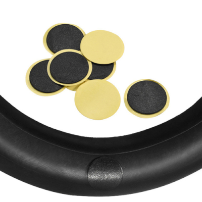 [다나스쿨] 자전거 타이어 축구공 빵꾸 펑크패치 스티커 (원형 사각 택1)