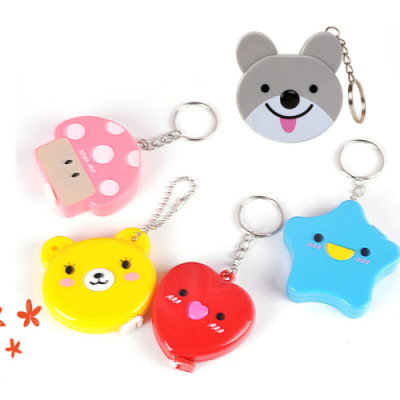 [다나스쿨] 애니멀 원터치 캐릭터 줄자