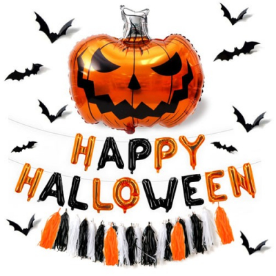 [인디고] 할로윈데이 호박풍선 파티세트