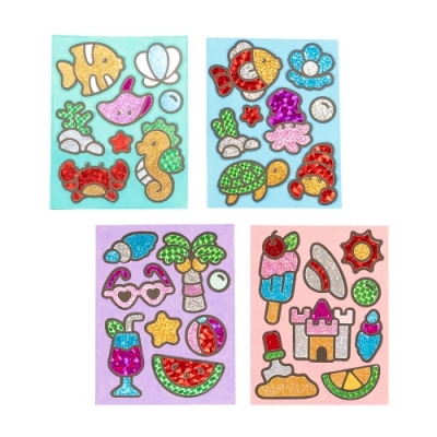 [민화샵] 여름 포일아트 스티커 만들기 (4종 택1)