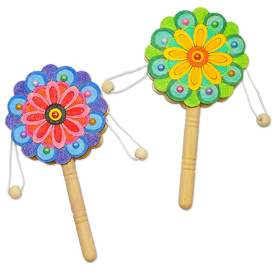 [안녕미술아] 흥겨운 전통 색칠소고(4인용)