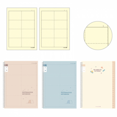 [모닝글로리] 초등 3-6학년 8분할 수학 스프링노트