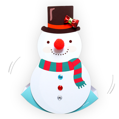 [안녕미술아] 동글동글 눈사람 오뚝이(4인용)