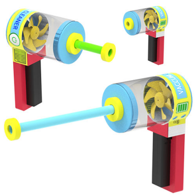 3단 길이조절 진공청소기