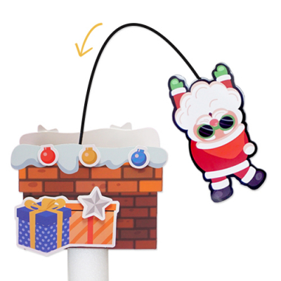 [안녕미술아] 굴뚝으로 쏘옥! 산타놀이(4인용)