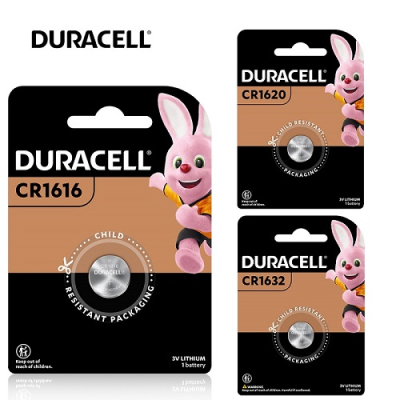 [듀라셀] 코인 리튬 건전지 1개입 모음 택1 (CR1616/CR1620/CR1632)
