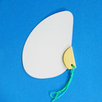 [다나스쿨] 미니 종이 조개모양 부채