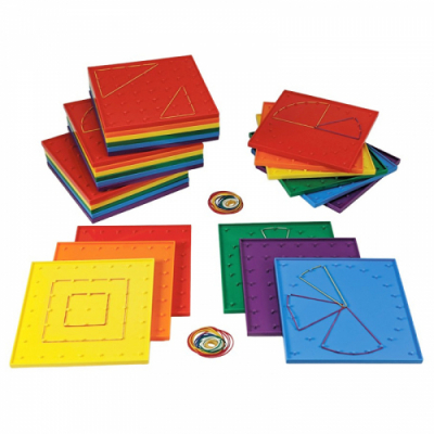 [다나스쿨] 7X7핀 원형 24핀 양면 지오보드 (13.8cm)