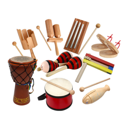 [캐스B]맑은소리 리듬합주12종세트(2002set)→(톤블럭+멀티톤블럭+도레미차임벨+원목캐스터네츠2개+뉴대형라쳇+원목마라카스3종+물고기톤블럭+작은북+클래식잼베)