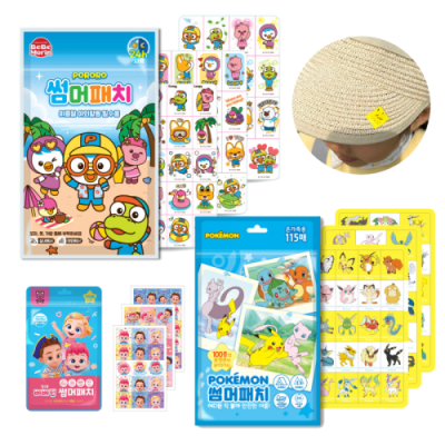 [키즈비전] KC인증 벌레기피 썸머패치 115매입 포켓몬/뽀로로/핑크퐁
