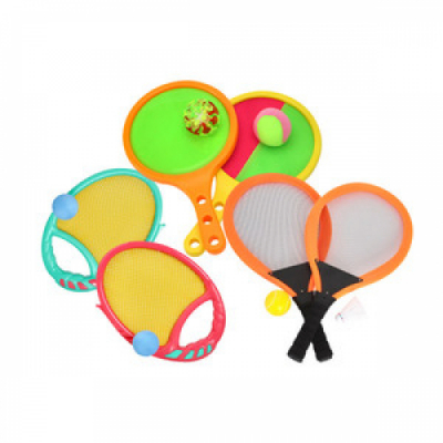 [캐스B]스포츠 공놀이라켓3종(1051set/배드민턴세트+뉴트램폴린캐치볼+찍찍이라켓캐치볼)