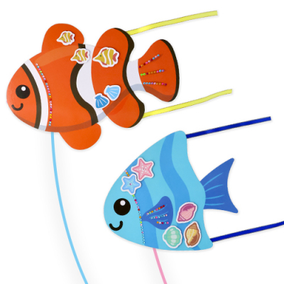 [안녕미술아] 슈웅슈웅 물고기 연날리기 (4인용)