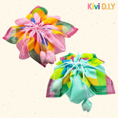 [키즈비전] 키비 색동조각보 송편포장(4인)