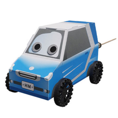 [자람사이언스] 창작용 탄성스프링 자동차 만들기 (1인포장/5인벌크)