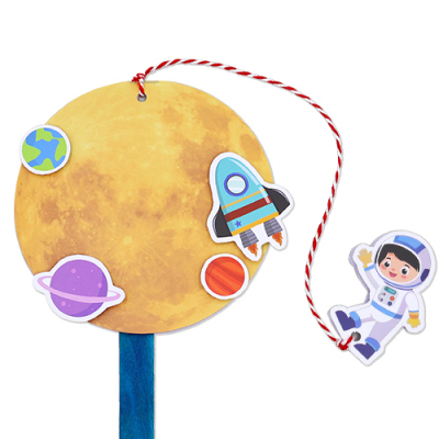 [안녕미술아] 도전! 우주인 달 착륙놀이 (4인용)