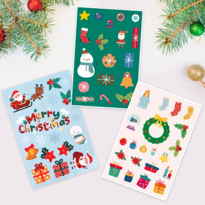 [미술샘] 크리스마스 모양 스티커