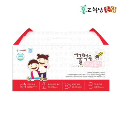 [고철남홍삼] 꿀먹은 아이홍삼 20ml x 100포 (진세노사이드함유, 전체식홍삼)