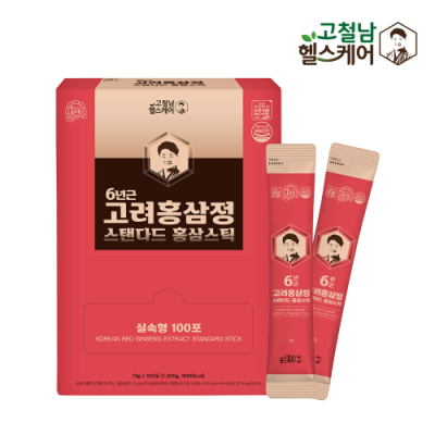[고철남헬스케어] 고려홍삼정 스탠다드 홍삼스틱 13g x 100포 (진세노사이드함유)