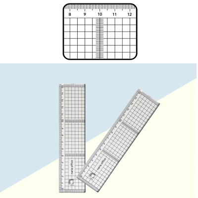 [다나스쿨] 프리미엄 두꺼운 30cm 광폭 방안자 (초등 2학년 수학 수업연계 )