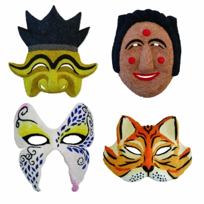 [대한산업] 얼굴에 닿지 않는 가면/탈 만들기 (1인용/5인용 택1)