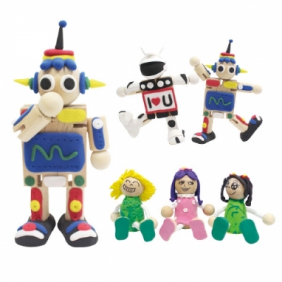 [이지피아] 클레이로 나무인형 꾸미기