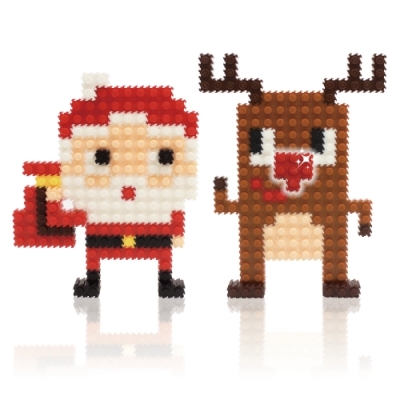 [이지피아] 툭툭블럭_산타/루돌프 만들기 (2종 택1)