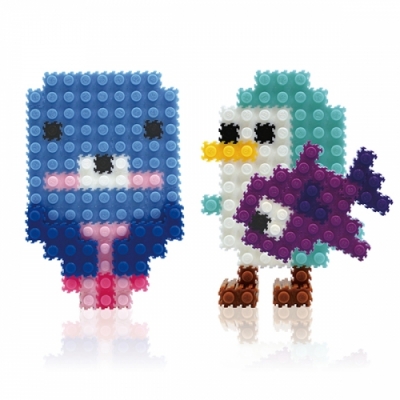 [이지피아] 툭툭블럭_야생동물 만들기 (5종 택1)