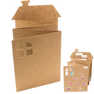 [이지피아] 집 모양 북아트(무지)