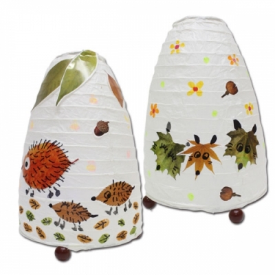 [이지피아] 가을 단풍잎 한지 스탠드 (1인용,5인용 택1)