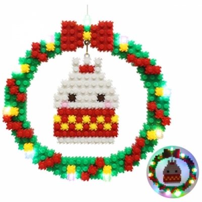 [이지피아] 이지툭툭블럭_송송이 리스와 오너먼트