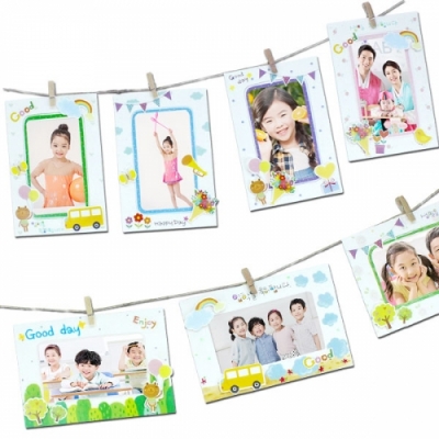 [이지피아] 포토 가랜드 종이 액자 만들기 (2종 택1)