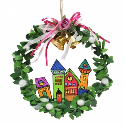 [이지피아]겨울 풍경 넝쿨 리스 만들기