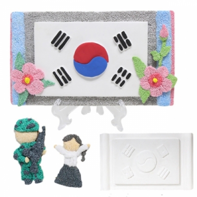 [이지피아] 클레이로 태극기 꾸미기(5인용)
