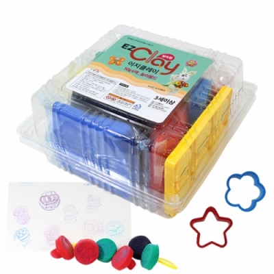 [이지피아] 이지클레이 실속형3(50g*6+도장)