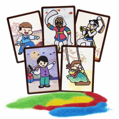 [이지피아] 스톤아트_민속 액자 시리즈 (5종 택1)