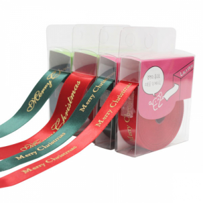 [이지피아] 라라뷰 크리스마스리본 공단금박 (4종 택1)