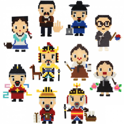 [이지피아] 이지 툭툭블럭 우리나라 위인시리즈 (10종 택1)