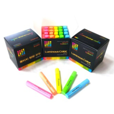 [하고로모] 풀터치 탄산형광분필 5색 혼합(20본)