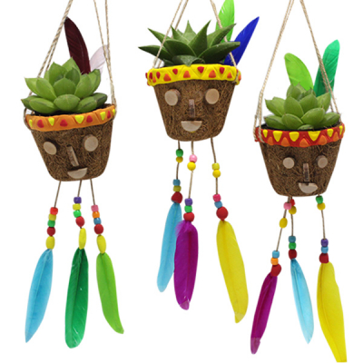 [이지피아] 인디언 코코넛 화분_다육이