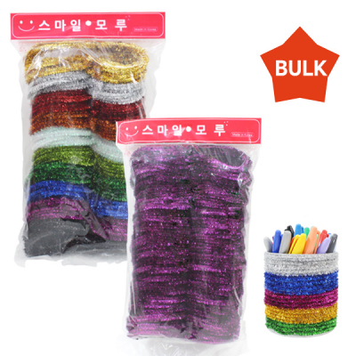 [이지피아] 반짝이 모루 벌크 20개입 12색 (12종 택1)